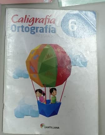 Foto real de Caligrafía y Ortografía 6